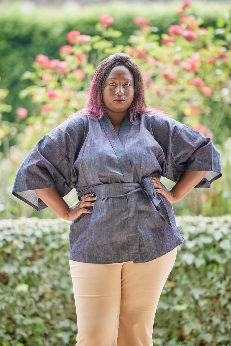 Kimono Osman en denim